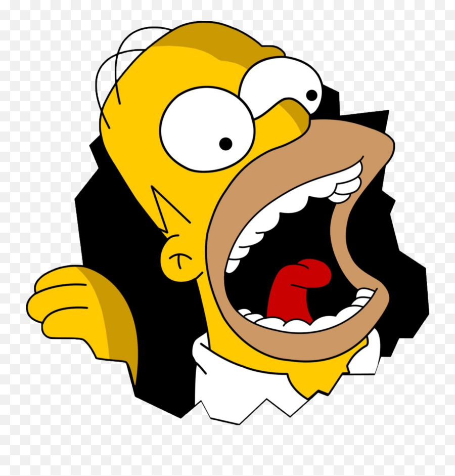 Download Homer Maggie Art Bart Smiley Simpson Hq Png Image - Simpsons Png,Open Mouth Png