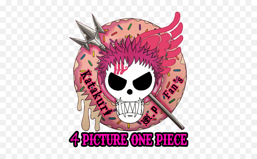 4picture One Piece - One Piece Katakuri Jolly Roger Png,Onepiece Logo