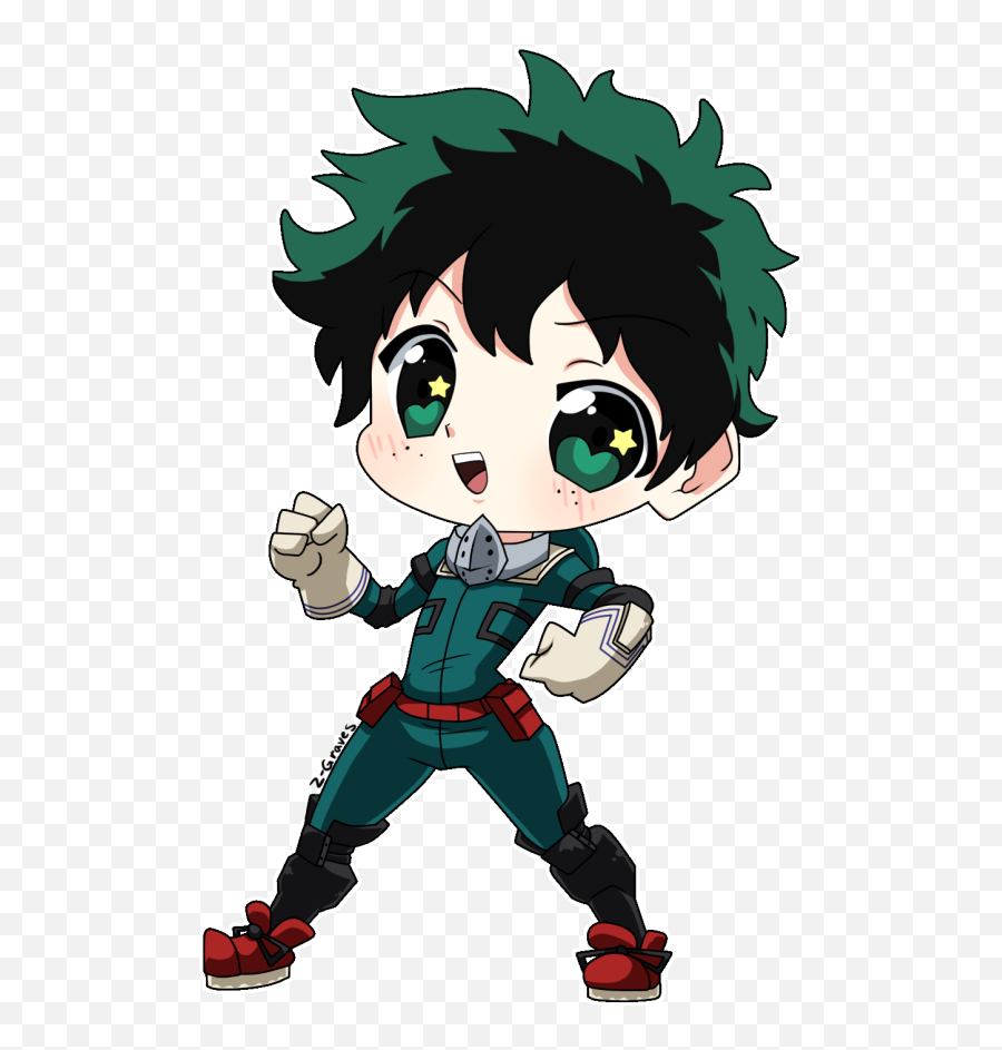 Deku Chibi - Deku Chibi Transparent Png,Deku Png