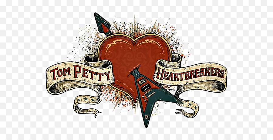 Heartbreak Cool Tom Duvet Cover For - Tom Petty And The Heartbreakers Png,Tom Petty And The Heartbreakers Logo