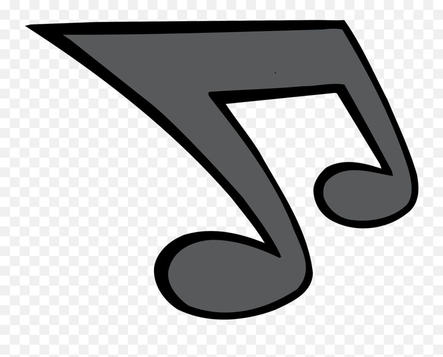 Musical Notes Clipart Sound - Notas Musical Icon Gris Png Müzik Notas Png Vektörel,Notas Musicales Png