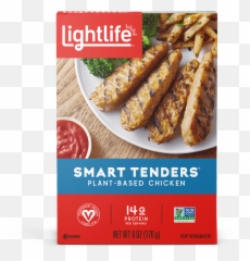 Smart Tenders Plant - Based Chicken Lightlife Plant Based Chicken Strips Png,Chicken Tenders Png