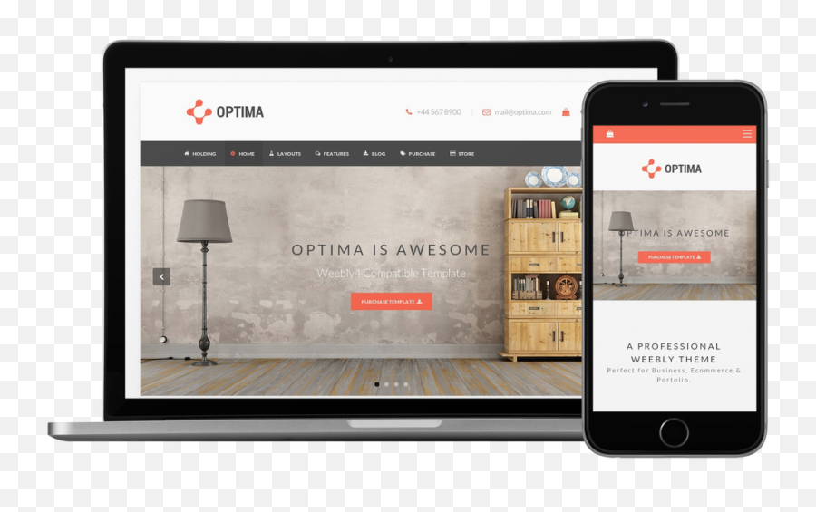 Optima 2 - The Best Ecommerce Weebly Template On The Web Plataforma Santander Financiamentos Lojista Png,Weebly Logo