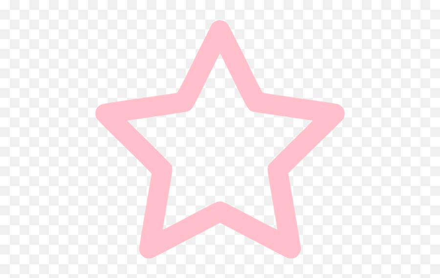 Pink Outline Star Icon - Pink Star Icon Png,Pink Star Png