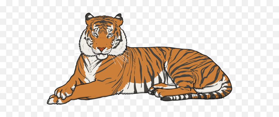 Bengal Tiger Illustration - Animals With Stripes Png,Bengal Tiger Icon