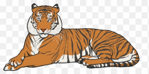 Bengal Tiger Illustration - Animals With Stripes Png,Bengal Tiger Icon