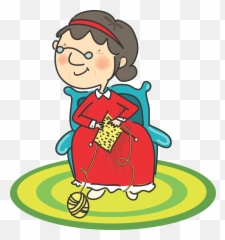 Knitting Clipart - Cuento De La Abuela Png,Knitting Png
