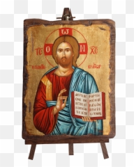 Jesus Christ Pantocrator - Christian Cross png