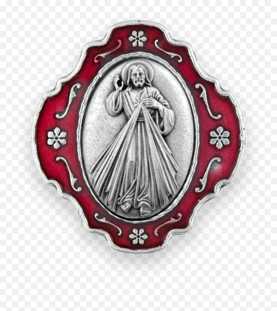 Divine Mercy Design Enamel - Antique Png,Divine Mercy Imaage Icon