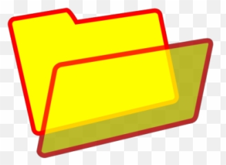 Red Yellow Folder Icon Png Svg Clip Art For Web - Download Horizontal,Red File Icon