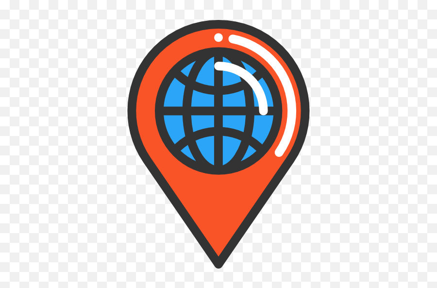 Interface Location Pin Placeholder Signs Map Pointer - Globe Icon Black And White Png,Google Maps Location Icon