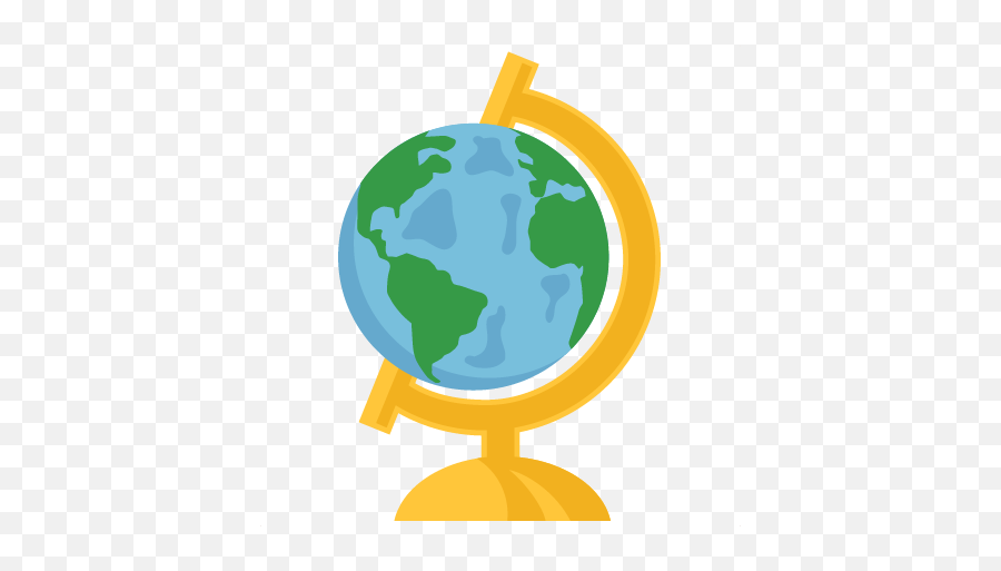 Globe Svg Scrapbook Cut File Cute Clipart Files For - Transparent Background Clipart World Globe Png,Globe Silhouette Png