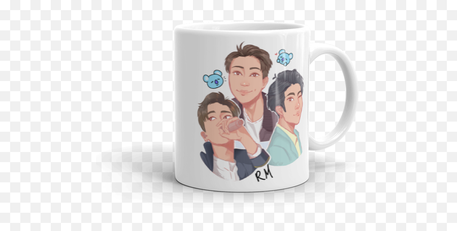 Rm Kim Namjoon Bts Bangtan Boys Koya K - Pop Coffee Mug Rm Png,Namjoon Png