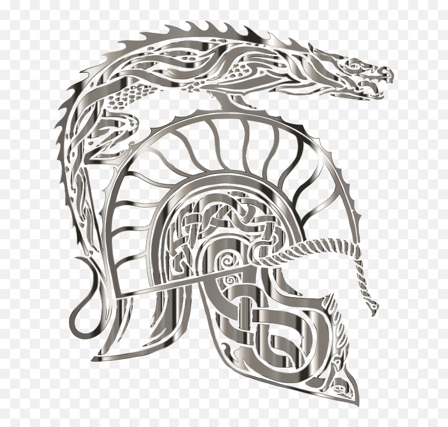 Children Of Hurin Dragon Helm Chrome No Background - Openclipart Silmarillion Stickers Png,No Children Icon