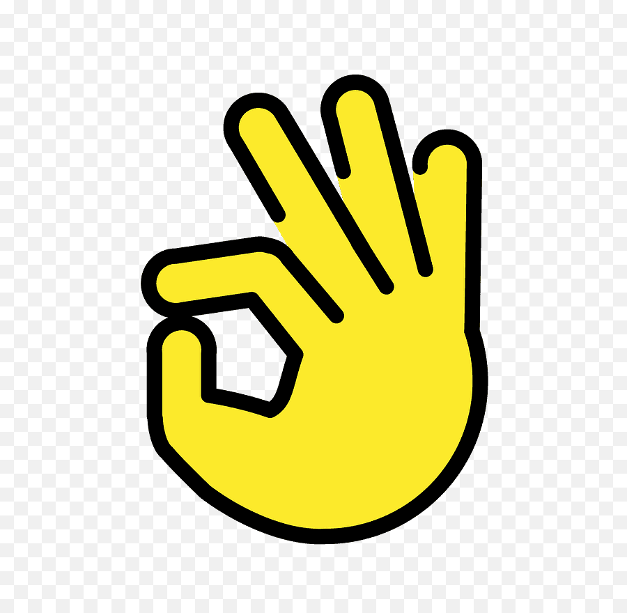 Ok Hand Sign - Emoji Meanings U2013 Typographyguru Dedo De Aprobacion Png,Ok Hand Sign Png