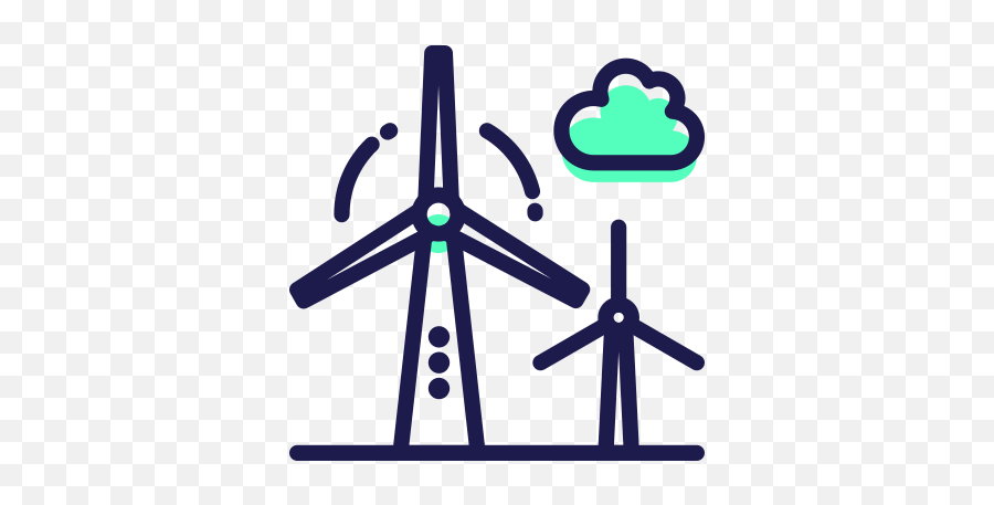 Wind Power Vector Icons Free Download In Svg Png Format - Dot,Wind Icon Vector