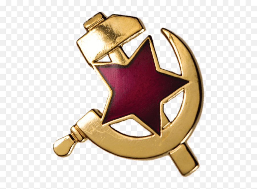 Hammer And Sickle Pin Transparent Png - Hammer And Sickle Pin Png,Hammer And Sickle Transparent