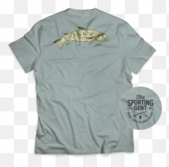 Brn Trout Short Sleeve Tee - Way Of The Ace Volleyball Shirt png