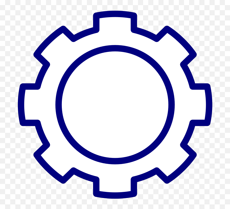 Download Blue Gear Clip Art - Png Logo Gear Vector,Gear Clipart Png