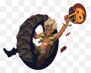 Spray Junkrat Trick Or Treat - Overwatch Junkrat Halloween Spray Png,Junkrat Png