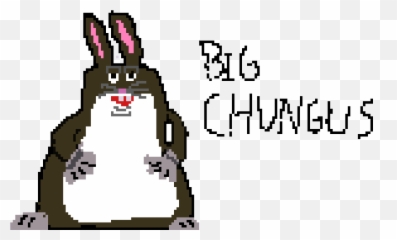 Big Chungus - Big Chungus Pixel Art Png,Big Chungus Png