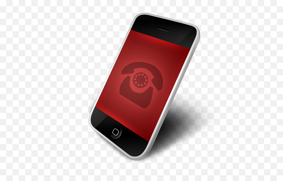 Phone Red Icon - Red Cellphone Icon Png,Red Phone Png