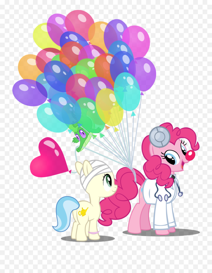 Download Pixelkitties Balloon Bandage Cancer Clown Nose - Pinkie Pie Balon Png,Clown Nose Png