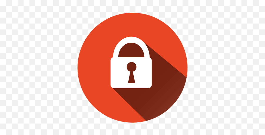 Lock Circle Icon 3 - Transparent Png U0026 Svg Vector File Lock Logo Transparent,Orange Circle Png