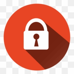 Lock Circle Icon 3 - Transparent Png U0026 Svg Vector File Lock Logo Transparent,Orange Circle Png