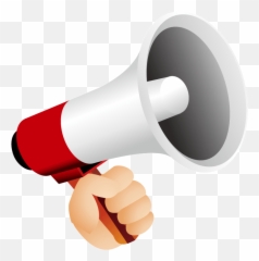 Megaphone Png Clipart - Transparent Background Loudspeaker Png,Megaphone Png