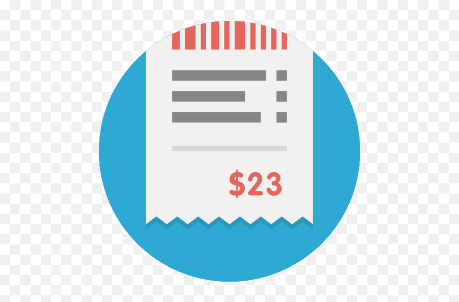 Bill Receipt Icon - Revenue And Capital Expenditure Png,Bill Png