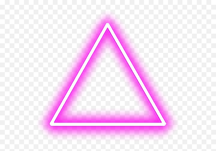 Triangulo Png Tumblr 6 Image - Neon Triangle Transparent,Triangulo Png