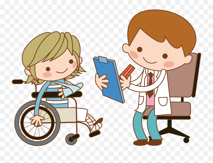 Clipart Boy Nurse - Patient And Nurse Clipart Png,Nurse Clipart Png