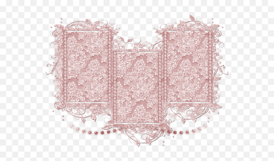 Download White Lace Frame Png - Picture Frame,White Lace Border Png