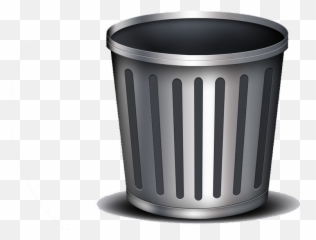 Waste Container Garbage In Out - Trash Can Cartoon Transparent png