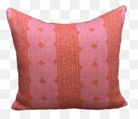 Download Fez Pink And Orange Pillow - Cushion Full Size Cushion Png,Fez Png