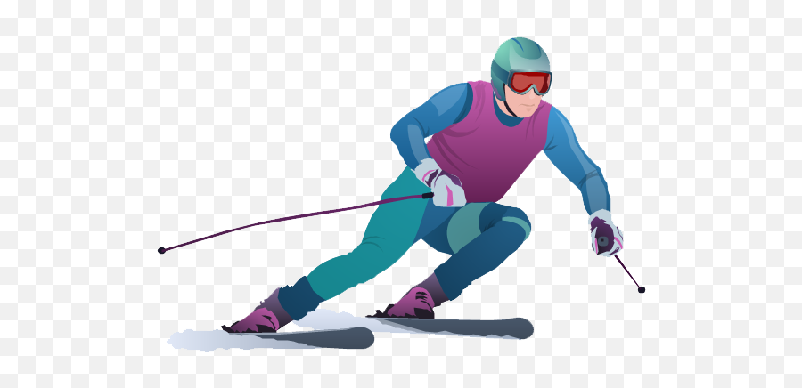 Skiing Clipart Png - Skiing Clipart Png,Skis Png