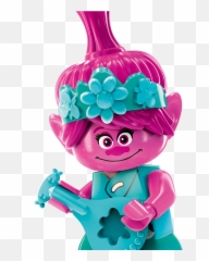 Queen Poppy - Lego Trolls World Tour Minifigures Png,Trolls Poppy Png