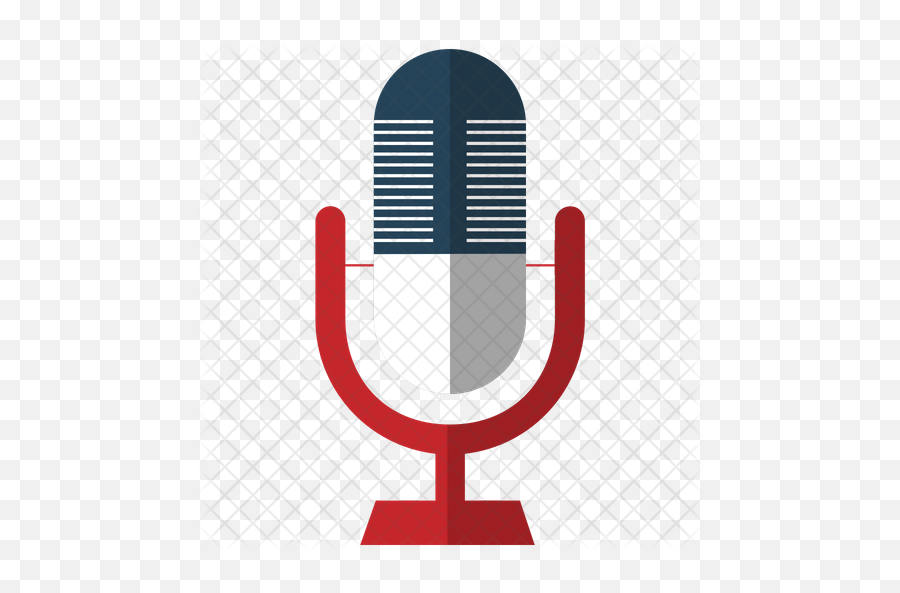 Podcast Microphone Icon Of Flat Style - Mic For Podcast Logo Png,Mic Logo