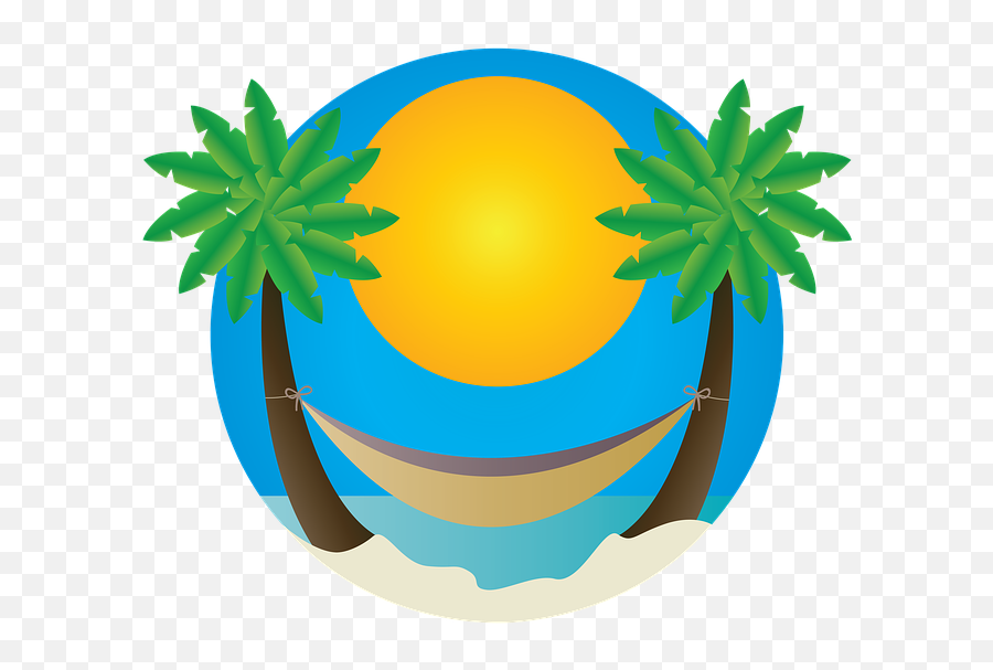Vacation Beach Transparent Image - Clipart Hammock Transparent Png,Beach Transparent