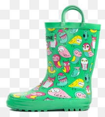 Transparent Colorful Rain Boots Background - png