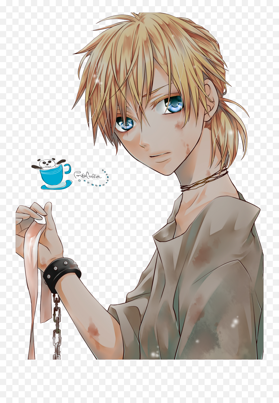 Black Hair Blond Eye Color Blue - Neko Neko Png Anime Boys With Long Blonde  Har,Anime Hair Png - free transparent png images 