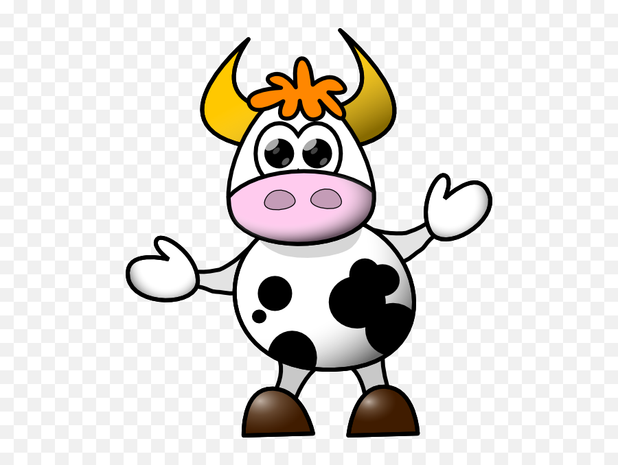 Cow Clipart 2 Frpic - Animated Clip Art Cows Png,Cow Clipart Png