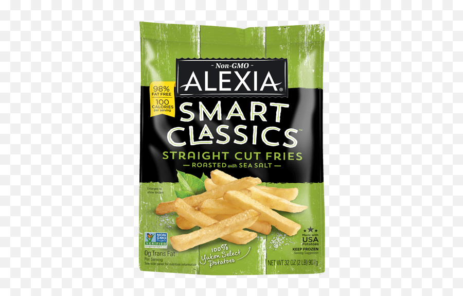 Smart Classics Frozen French Fries Alexia Foods - Alexia Smart Classics Crinkle Cut Fries Png,French Fries Transparent