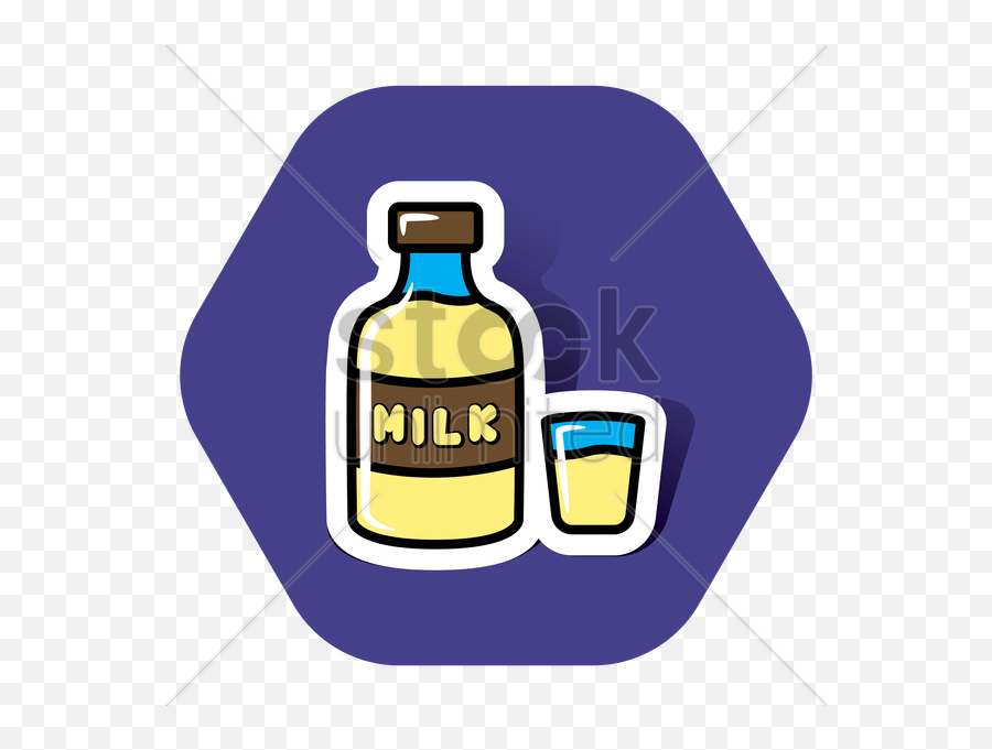 Glass Milk Bottle Clipart - Full Size Clipart 367276 Illustration Png,Milk Bottle Png