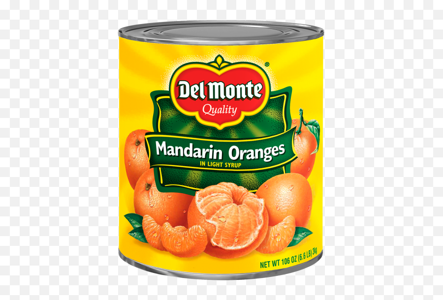 Del Monte Mandarin Oranges In Light Syrup - Del Monte Mandarin Oranges Png,Oranges Png