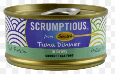 Scrumptious From Scratch Cat Tuna Dinner In Gravy 80g - Scrumptious Cat Food Png,Scratch Cat Png