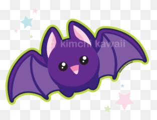 Download Bats Transparent Kawaii - Full Size Animal Stickers Png
