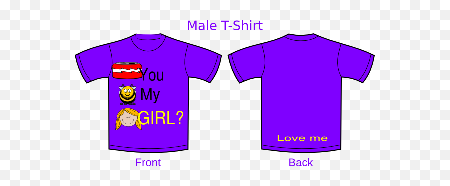 Couple Shirt Png Clip Arts For Web - Clip Arts Free Png Purple T Shirt Template,Shirt Clipart Png