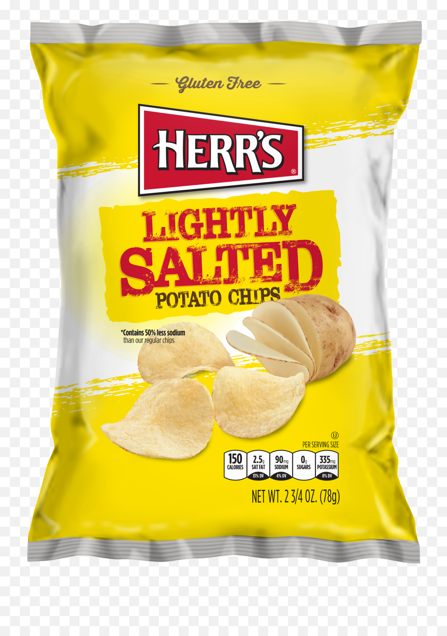 Lightly Salted Potato Chips Herru0027s - Chips Png,Potato Chips Png